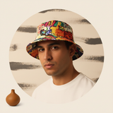 Elias Riadi, a man with dark hair and a confident expression, wearing a GRAFFIX streetwear item in a circular portrait.